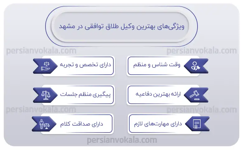 اینفوگرافیک بهترین وکیل طلاق توافقی در مشهد